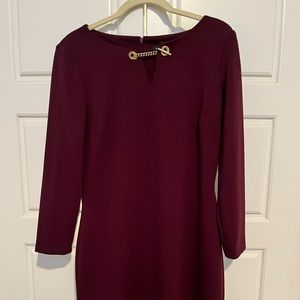 Ivanka Trump Burgundy Dress